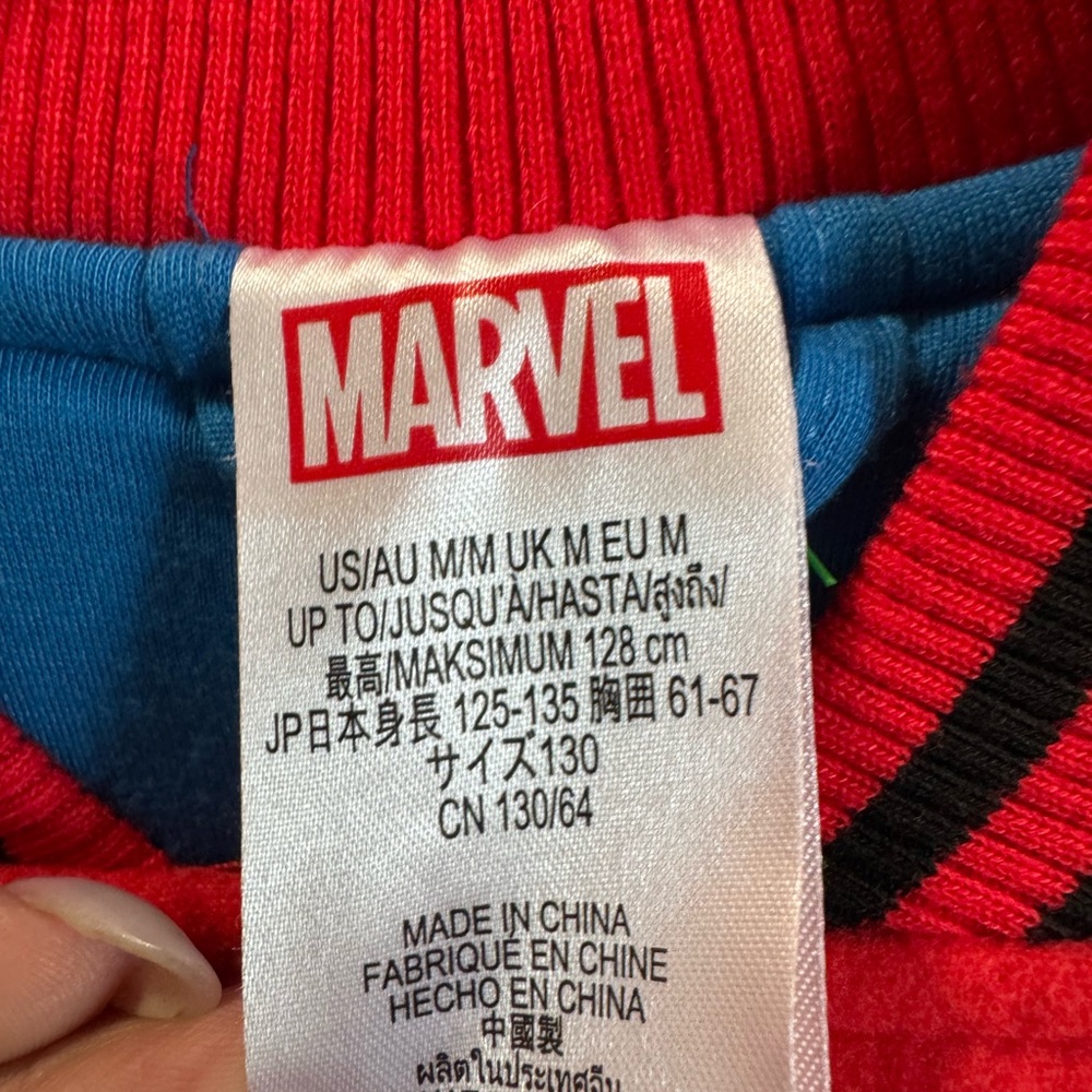 Marvel Spider-Man Red Varsity Jacket with Branded Tag - Picture 3 of 8